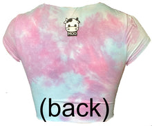 Load image into Gallery viewer, Moo's Cotton Candy Crop Top
